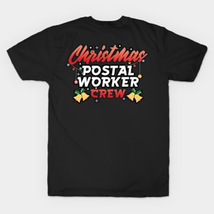 Christmas Postal Worker Crew Delivery Service Post Office T-Shirt